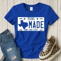 Texas Made Lone Star License Plate Women's T-Shirt thumb 3