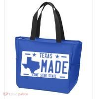 Texas Made Lone Star License Plate Tote Bag thumb 3