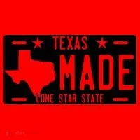 Texas Made Lone Star License Plate Santa Hat thumb 1