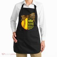This Mimi Loves Her Softball Mother'S Day Leopard Apron thumb 2
