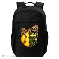 This Mimi Loves Her Softball Mother'S Day Leopard Backpack thumb 0