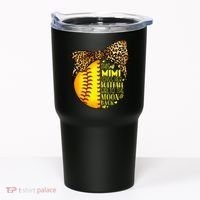 This Mimi Loves Her Softball Mother'S Day Leopard Tumbler thumb 0