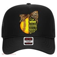 This Mimi Loves Her Softball Mother'S Day Leopard Hat thumb 0