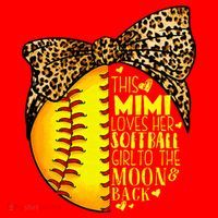 This Mimi Loves Her Softball Mother'S Day Leopard Santa Hat thumb 1