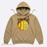 This Mimi Loves Her Softball Mother'S Day Leopard Hoodie thumb 0