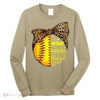 This Mimi Loves Her Softball Mother'S Day Leopard Long Sleeve Shirt thumb 0