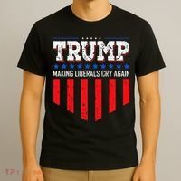 Trump Making Liberals Cry Again Funny Election T-Shirt thumb 3