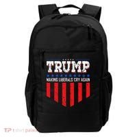 Trump Making Liberals Cry Again Funny Election Backpack thumb 0