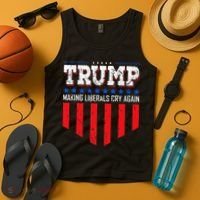 Trump Making Liberals Cry Again Funny Election Tank Top thumb 4