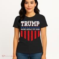 Trump Making Liberals Cry Again Funny Election Women's T-Shirt thumb 4