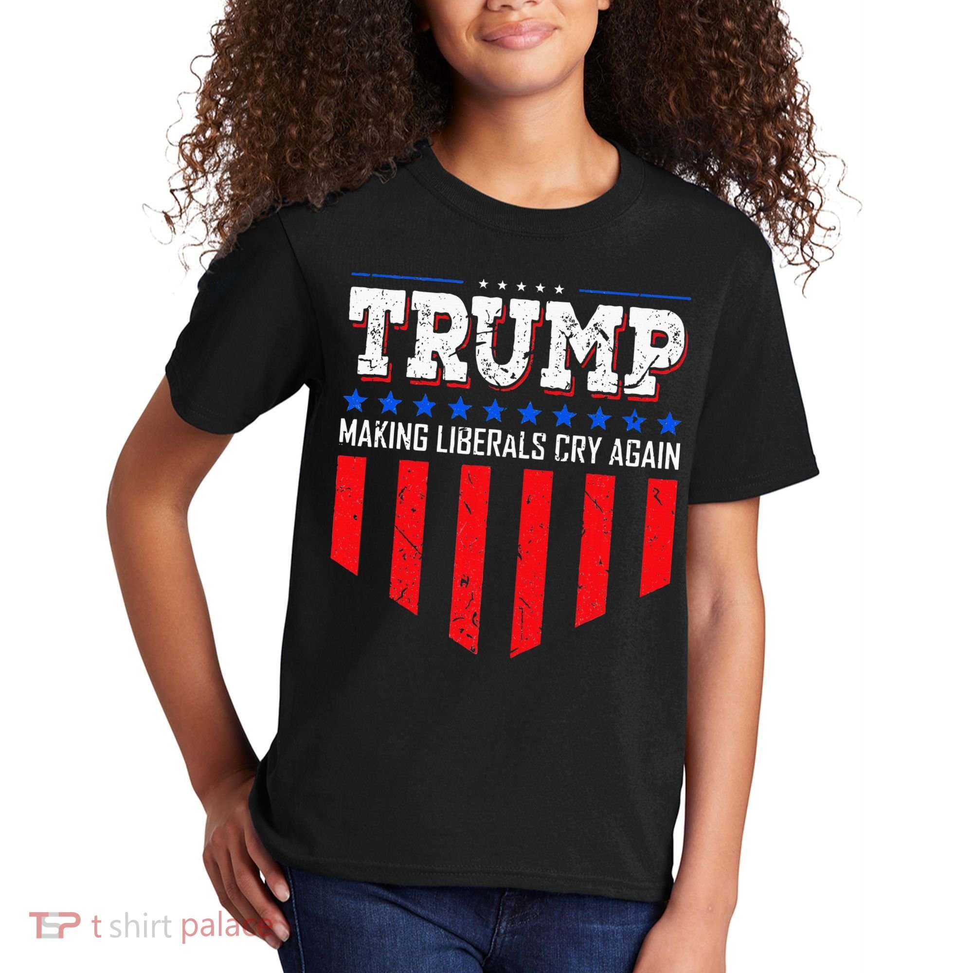 Trump Making Liberals Cry Again Funny Election Kids T-Shirt