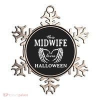 This Midwife Loves Halloween Doula Scary Birth Attendant Cool Gift Ornament thumb 0