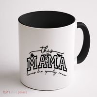 This Mama Loves Her Spooky Crew Mom Halloween Gift Coffee Mug thumb 1