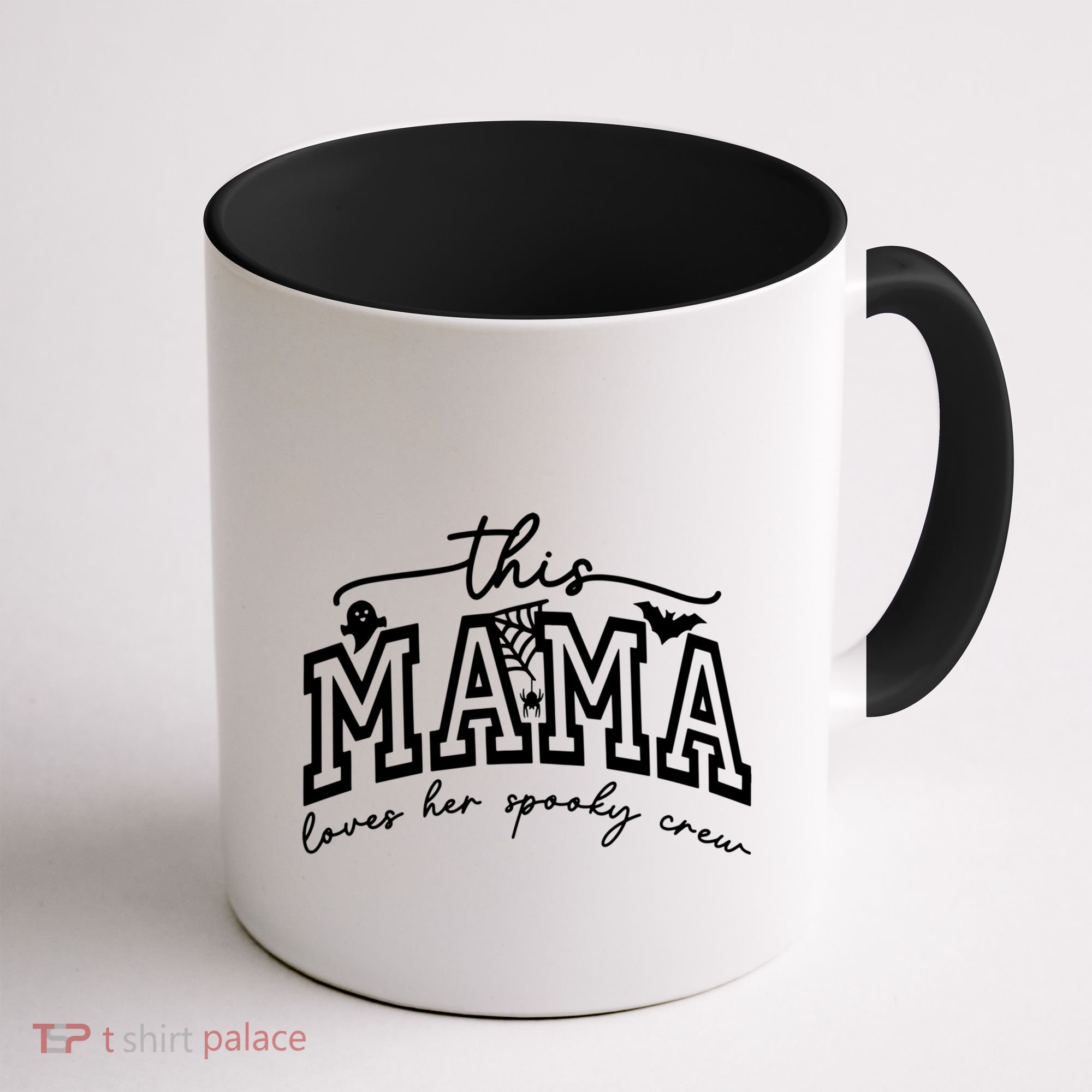 This Mama Loves Her Spooky Crew Mom Halloween Gift Coffee Mug