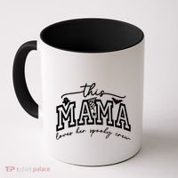 This Mama Loves Her Spooky Crew Mom Halloween Gift Coffee Mug thumb 0