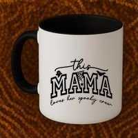 This Mama Loves Her Spooky Crew Mom Halloween Gift Coffee Mug thumb 2