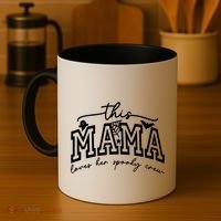 This Mama Loves Her Spooky Crew Mom Halloween Gift Coffee Mug thumb 4