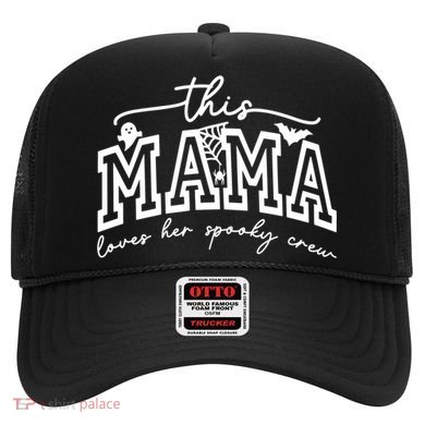 This Mama Loves Her Spooky Crew Mom Halloween Gift Hat