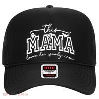This Mama Loves Her Spooky Crew Mom Halloween Gift Hat thumb 0