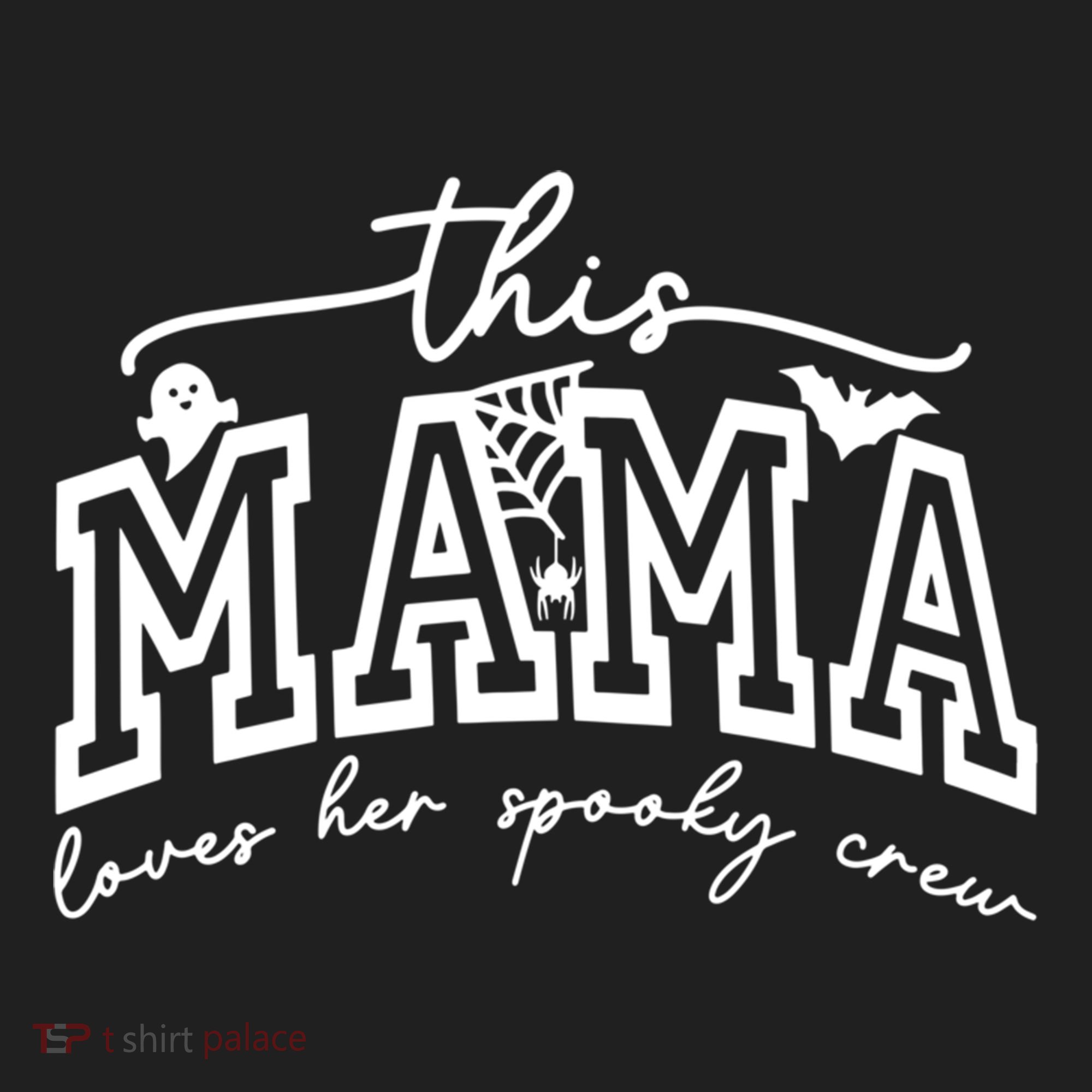 This Mama Loves Her Spooky Crew Mom Halloween Gift Hat