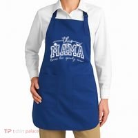This Mama Loves Her Spooky Crew Mom Halloween Gift Apron thumb 2