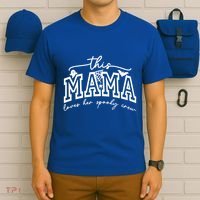 This Mama Loves Her Spooky Crew Mom Halloween Gift T-Shirt thumb 6