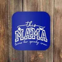 This Mama Loves Her Spooky Crew Mom Halloween Gift Coaster thumb 0