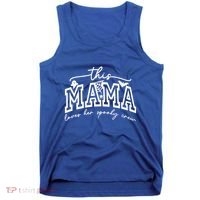 This Mama Loves Her Spooky Crew Mom Halloween Gift Tank Top thumb 0