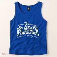 This Mama Loves Her Spooky Crew Mom Halloween Gift Tank Top thumb 2
