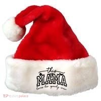 This Mama Loves Her Spooky Crew Mom Halloween Gift Santa Hat thumb 0