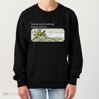 Toads Meme Lover Toad Sat And Did Nothing Women's Sweatshirt thumb 0