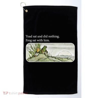 Toads Meme Lover Toad Sat And Did Nothing Golf Towel