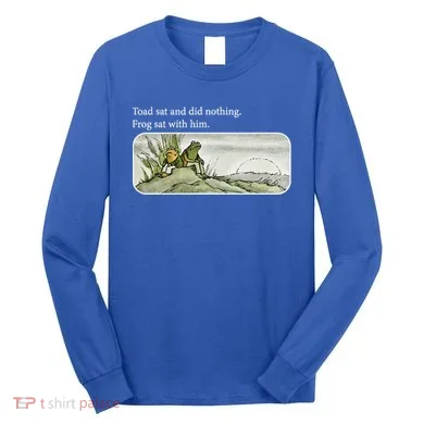 Toads Meme Lover Toad Sat And Did Nothing Long Sleeve Shirt