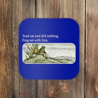 Toads Meme Lover Toad Sat And Did Nothing Coaster
