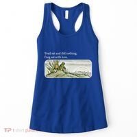 Toads Meme Lover Toad Sat And Did Nothing Women's Tank Top thumb 0