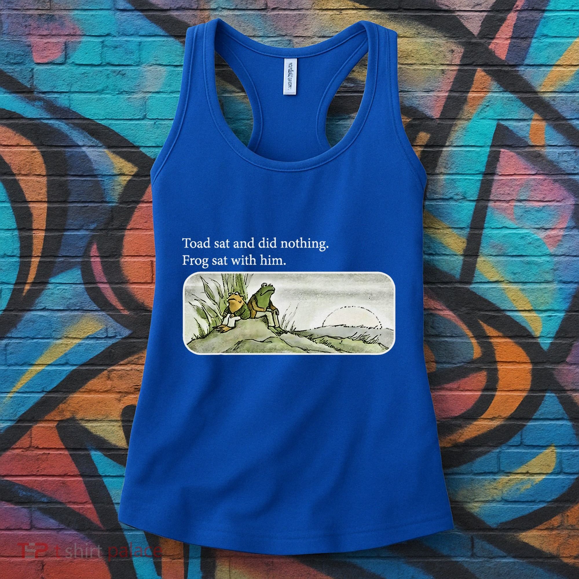 Toads Meme Lover Toad Sat And Did Nothing Women's Tank Top
