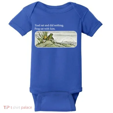 Toads Meme Lover Toad Sat And Did Nothing Baby Bodysuit
