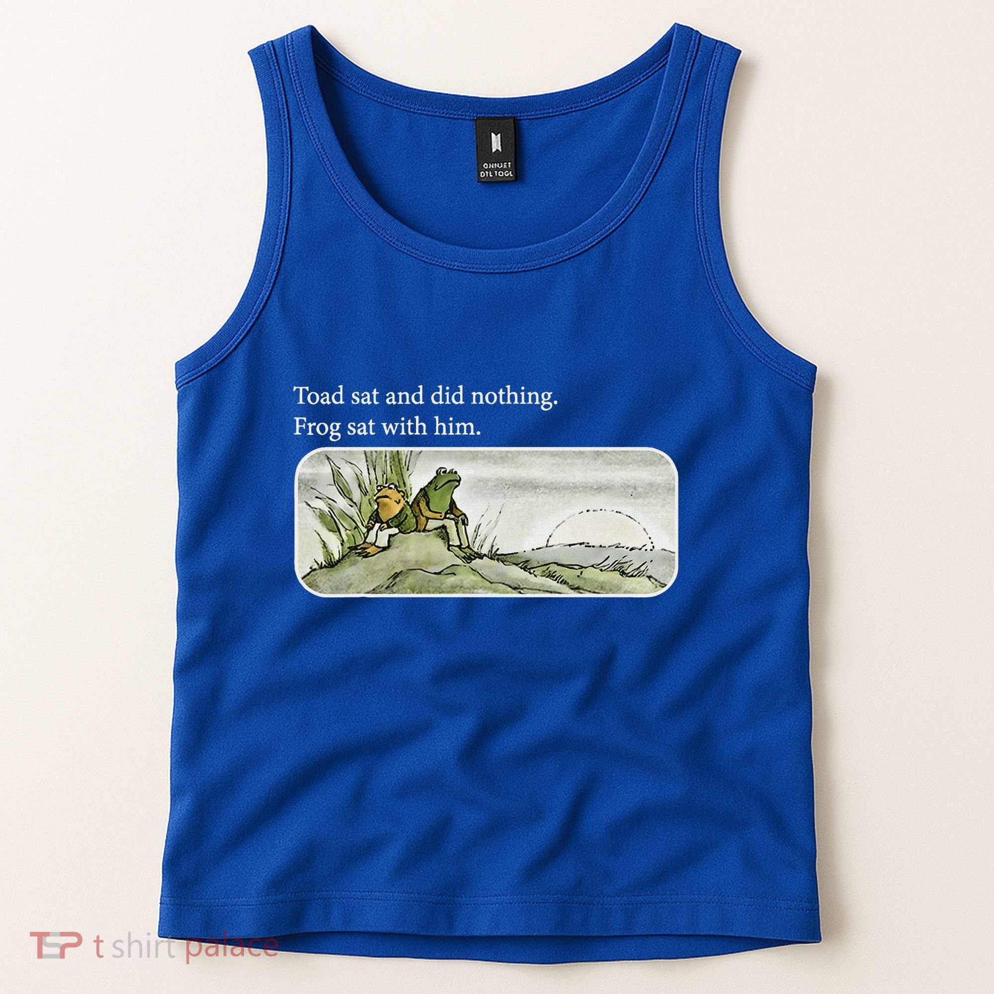 Toads Meme Lover Toad Sat And Did Nothing Tank Top