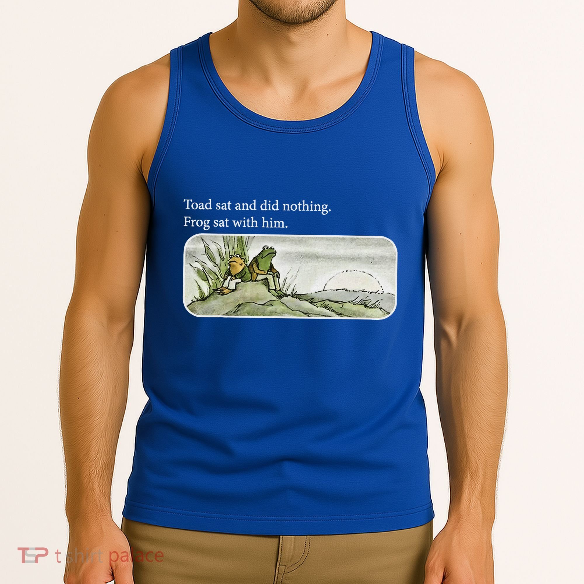 Toads Meme Lover Toad Sat And Did Nothing Tank Top