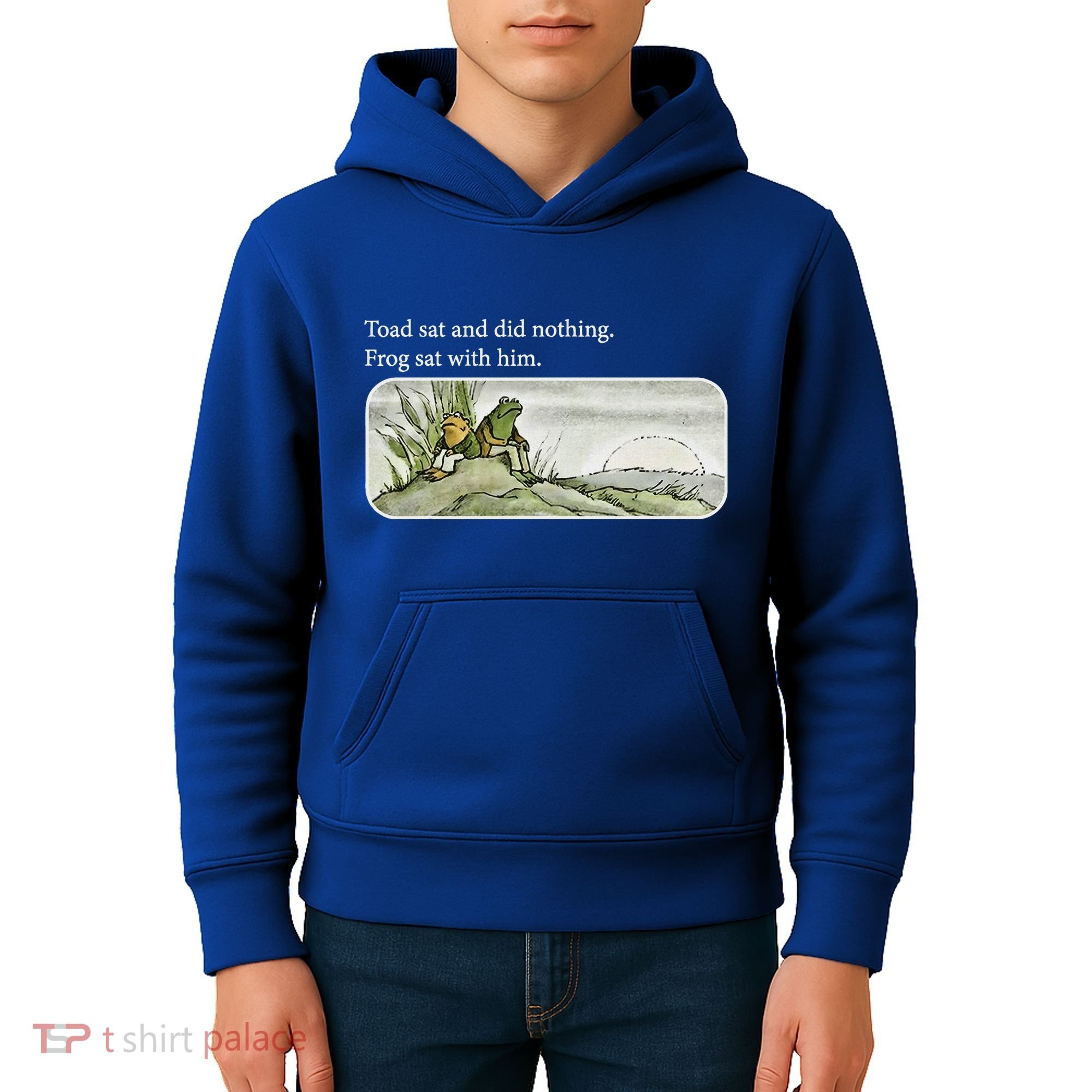 Toads Meme Lover Toad Sat And Did Nothing Kids Hoodie