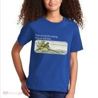 Toads Meme Lover Toad Sat And Did Nothing Kids T-Shirt thumb 2