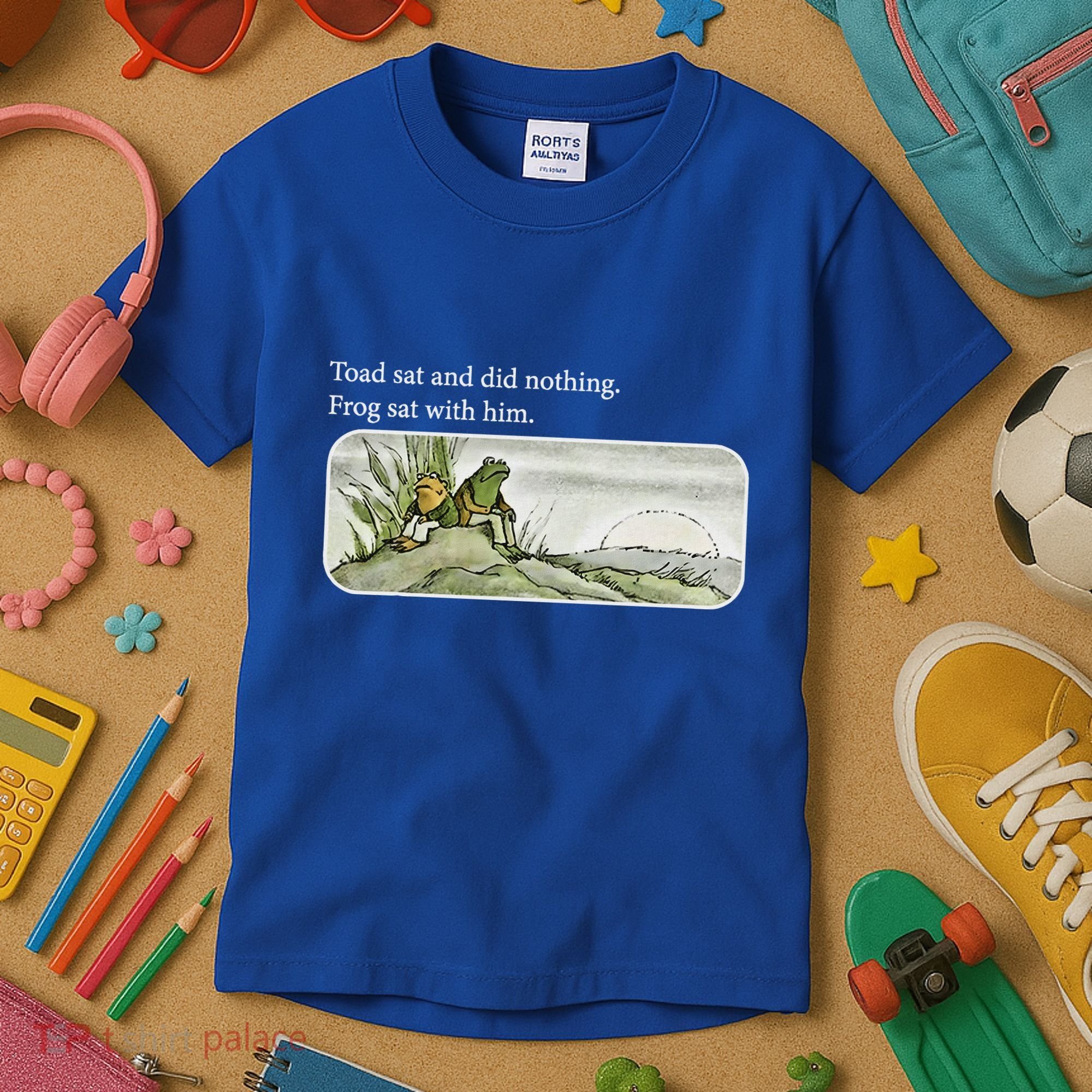 Toads Meme Lover Toad Sat And Did Nothing Kids T-Shirt