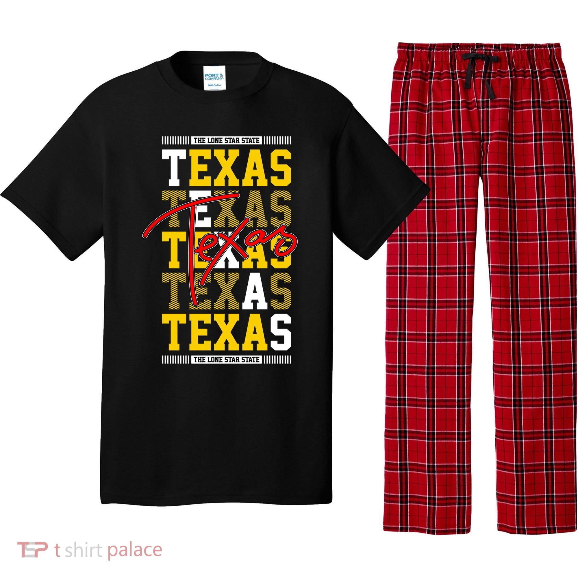 Texas Mashup Logo Pajama Set