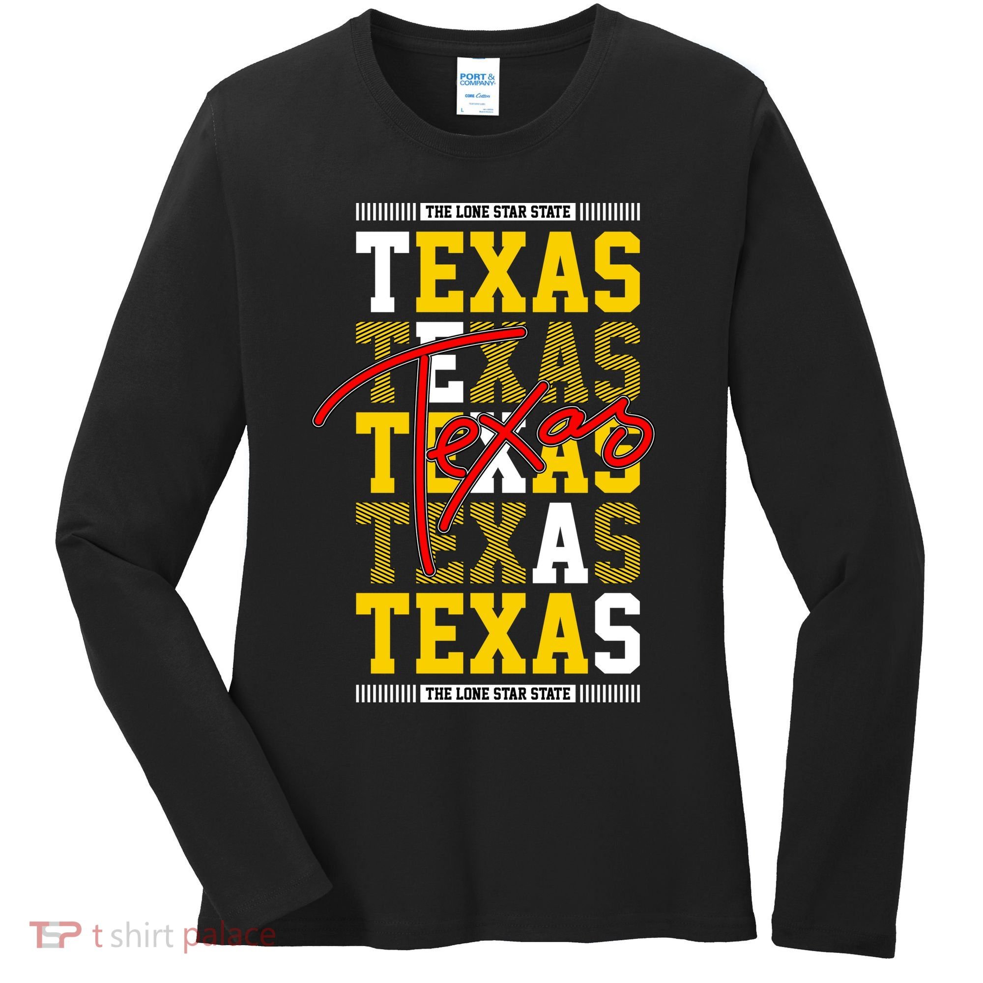 Texas Mashup Logo Women's Long Sleeve Shirt