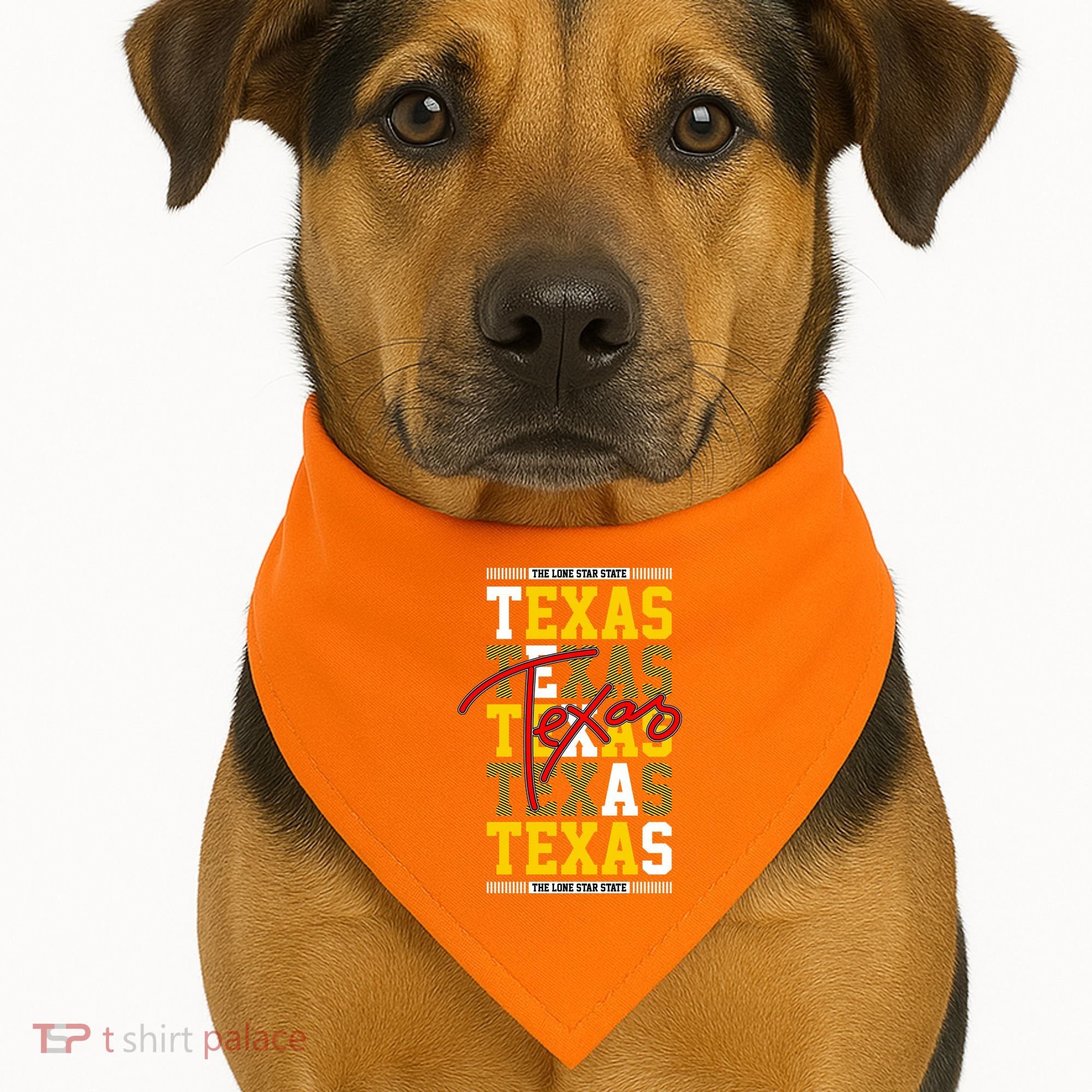 Texas Mashup Logo USA-Made Doggie Bandana