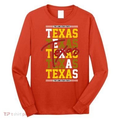 Texas Mashup Logo Long Sleeve Shirt