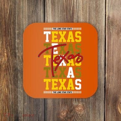 Texas Mashup Logo Coaster