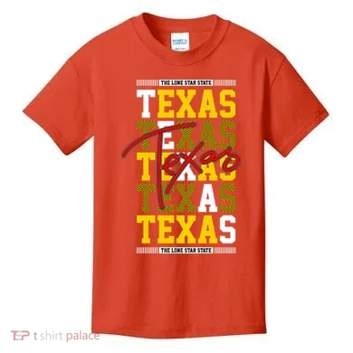 Texas Mashup Logo Kids T-Shirt