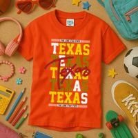 Texas Mashup Logo Kids T-Shirt thumb 3