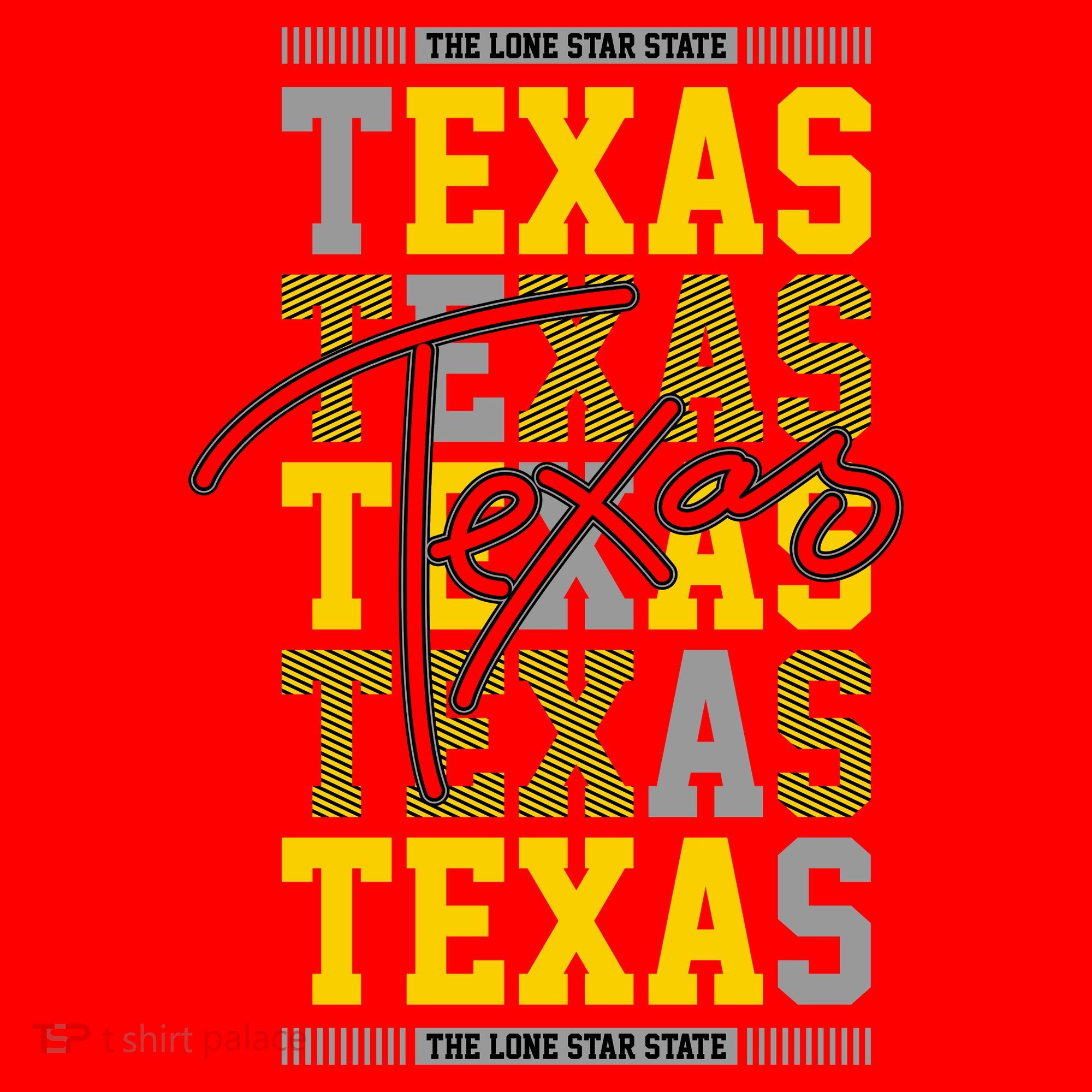 Texas Mashup Logo Santa Hat